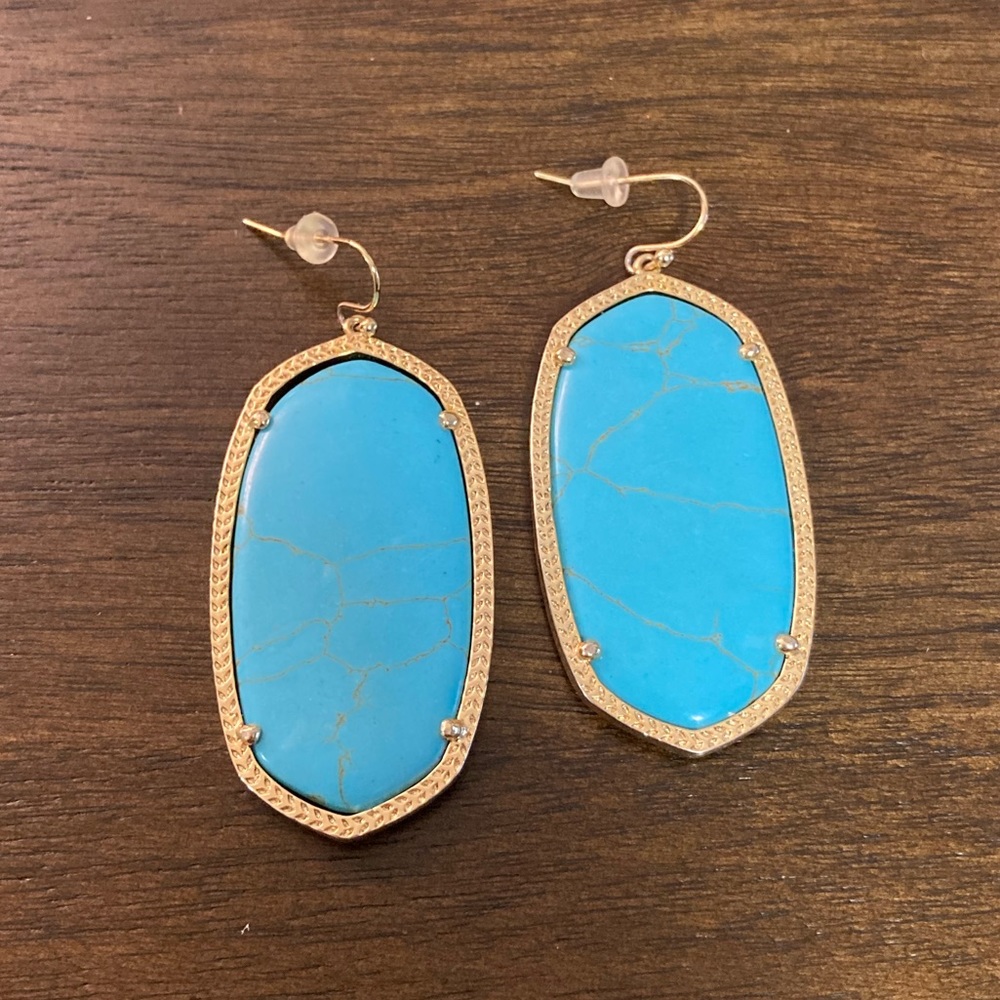 Kendra Scott Turquoise Danielle Earrings